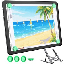 Rechargeable A4 Light Box for Tracing,Bawaslom LED Light Pad with Adjustable Sta picture