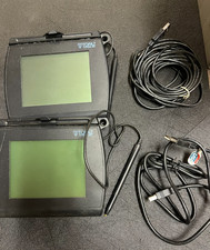 Topaz Systems T-LBK766SE-BHSB-R SignatureGem LCD 4x5 Signature Pads Lot of 2 picture