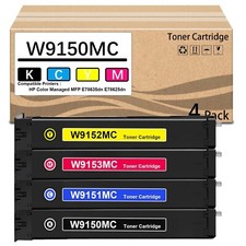 4 Pack W9150MC W9151MC W9152MC W9153MC Toner Cartridge for HP Color Managed MFP picture
