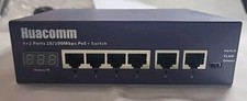 NIB 6-Port 10/100Mbps PoE Switch with 4 PoE Ethernet Ports AC100-240V W/ Display picture