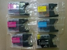Lot of 5 Genuine Brother LC75/79M Y C Magenta, Cyan, Yellow Ink Cartridges picture
