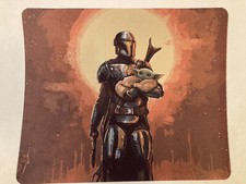 BABY YODA MANDALORIAN STAR WARS GROGU CUSTOM NON-SLIP MOUSE PAD picture