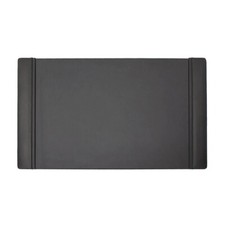 Leather Desk Pad (34 x 20) (Black) w/ Side Rails  picture