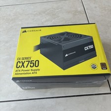 Corsair CX750 ATX Power Supply Black 80 PLUS Bronze Certified [NEW] [UNOPENED] picture