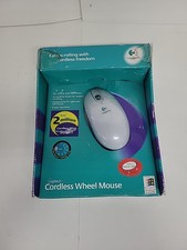 Logitech Cordless Wheel Mouse Digital Radio Receiver -Vintage picture