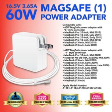 60W 16.5V  Power Adapter Charger for APPLE MacBook Pro 13