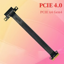 PCI Express Gen4 PCIe X4 Extender PCI-E 4.0 4X to X4 16X Riser Extension Cable picture