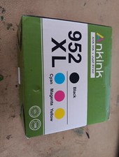 Ankink 952 XL Ink Cartridges - Black, Cyan, Magenta, Yellow Cartridges NIB B18 picture