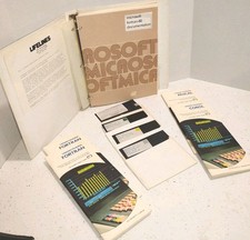 Microsoft FORTRAN-80 Full Manual Set+ 5.25” Disks Lifeboat CP/M- 1981 Guides VTG picture