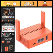 Mini Wi-Fi Router AC1200, Pocket-Sized, USB-C, VPN, OpenWRT, 867+300Mbps, MU-MIM picture