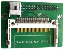 IDE to 2x CF Card Adapter - Dual Compact Flash Converter - US Seller - Cheap SSD picture