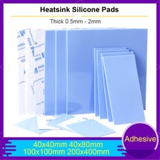 Adhesive Heatsink Cooling Thermal Conductive Silicone Pads Thick 0.5mm - 2mm picture