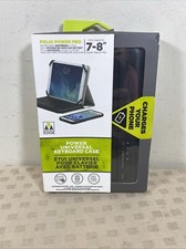 M-Edge Folio Power Pro Universal Keyboard Case Fits Tablets 7
