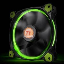 Thermaltake Riing 14 140mm x 25mm Green LED Radiator Fan (CL-F039-PL14GR-B) picture