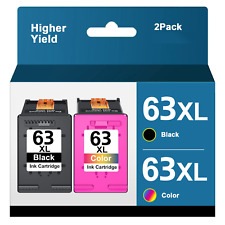 63XL Ink Cartridge Compatible for HP 63 OfficeJet 3830 4650 5255 Envy 4520 4522 picture