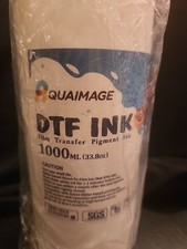 DTF Film Transfer Pigment White Ink 1000 ML  - 33.8 OZ picture