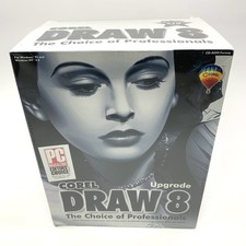 Coreldraw 8 UPGRADE: New, Sealed Box Big Box Software Graphic Design *READ* picture