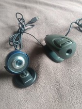 Lot of 2 USB Computer Webcam Video Cam Adjustable Gear Head & Kodak DVC325  picture