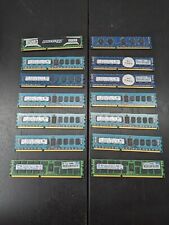 14x DDR3 4 GB/8 GB RAM Stick Lot (11x ECC, 2x Non-ECC, 1x Unidentified) - TESTED picture