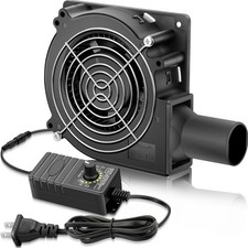 120mm 12V Small Blower Fan with Variable Speed Controller - 110V 120VAC Cooling picture