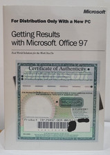 Getting Results With Microsoft Office 97 New Sealed Includes Original Disc picture