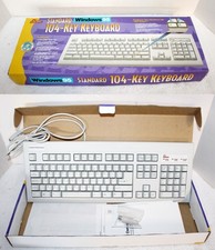 Vintage PC Concepts 61590 Windows 95 Computer Keyboard ~ 104 Key ~ New Open Box picture