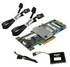 IBM ServeRAID M5110 6Gb/s RAID Controller L3-25422-27E 90Y4449 +BBU +2x Cables picture
