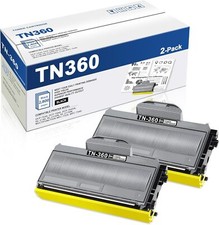 2PK TN360 330 Toner Cartridge For Brother TN-360 HL-2140 2170W MFC-7340 7840W picture