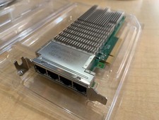 Genuine Dell 08XJ7 / Intel X710-T4 10Gb RJ45 Quad Port Network Card picture