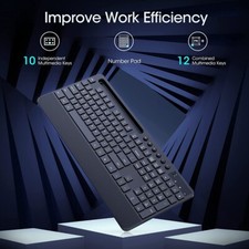 PC321A Wireless Keyboard  2.4GHz Lag-Free Ergonomic Keyboard (IL/RT6-19529-PC... picture