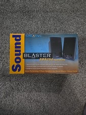 Creative Sound Blaster SBS250 Computer Stereo Speakers w/Adapter - New/Open Box picture