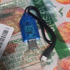 USB 3.0 to 2-Pin Adapter Cable, Transparent Blue/Black, 10cm, 5V picture