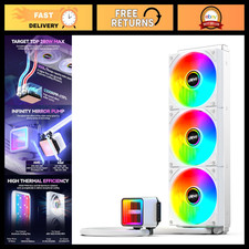 360mm AIO CPU Water Cooler, Liquid Cooling System, PWM Pump, AMD/Intel Compatibl picture