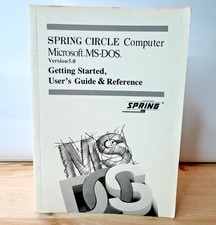 Microsoft MS-DOS Version 5.0 Getting Started User's Guide Reference VTG 1991 MIC picture