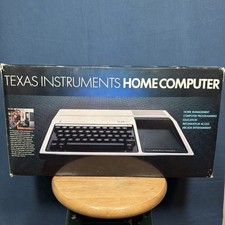 Vintage Texas Instruments TI 99/4A Home Computer System In Box Never Used picture