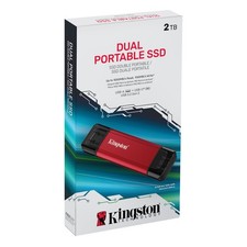 Kingston Dual USB-A/C Portable 2TB, 1050MB/s USB 3.2 SPSD External SSD SPSD/2T00 picture