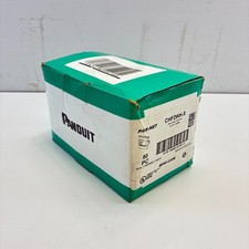 PANDUIT CHF2WH-X Modular Insert Flat 1/2 Size ABS 2 Port White (50 PIC.) picture