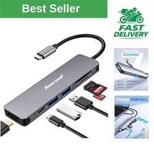 Hiearcool USB C Hub for MacBook - 7-in-1 Adapter with 4K HDMI picture