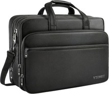 Gaming Laptop Briefcase Expandable Case for Computer Water Resistant Bag 18 Inch picture