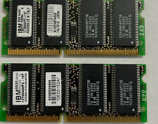 IBM 128MB (2 X 64MB) LAPTOP MEMORY PC66 3.3V SDRAM 144 PIN SODIMM RAM picture