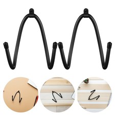 8Pcs Reusable Keyboard Mouse Wall Rack Space Saving Wall Mount Holder for Home picture