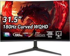 Acer Nitro XZ320QU S3 Gaming LED Monitor 2560x1440 16:9 180 Hz Black Refurbished picture