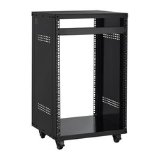 VEVOR 16U AV Rack Stand 500 lbs Capacity Network Stereo Recording Studio Rack picture
