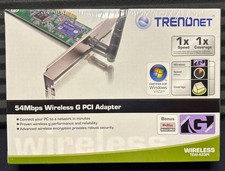 TRENDnet TEW-423PI Wireless PCI Card 54Mbps 802.11g/2.4GHz TEW-423-PI NEW picture