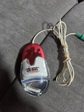 Rare Aqua Computer Mouse  Wired Vintage Advertising Thomas Built Buses picture