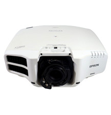 Epson Pro G7500U Projector WUXGA - Still Has Lens, Front is Damaged, Blue Circle picture