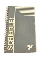 Scribble Manual Only 1986 Commodore Amiga Software Guide Book MSS VTG picture