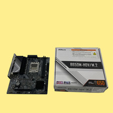 AS/IS ASRock B650M-HDV/M.2 AM5 MicroATX AMD DDR5 RAM Motherboard #FP5678 picture