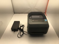 Zebra GX420T Direct Thermal Transfer Barcode Label Printer w/ AC adapter picture