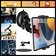 Heavy Duty Suction Cup Tablet Mount for Car Windshield - Universal Truck Holder picture